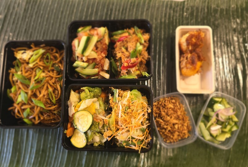Rijsttafel pakket zonder sate